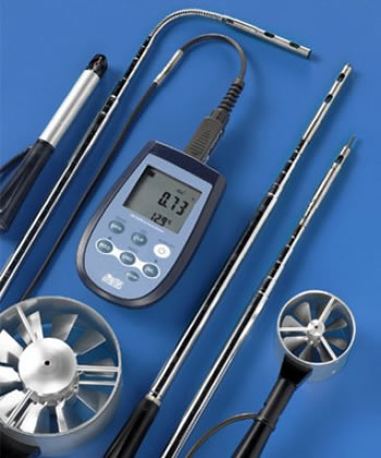 HD 2303.0 Anemometro Termometro per sonde a Filo Caldo e Ventolina