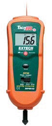 RPM10 - Photo/Contact Tachometer with built-in InfraRed Thermometer