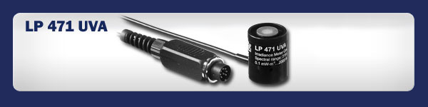 lp471uva � una sonda radiometrica per la misura nel campo spectrale UVA 315nm...400nm